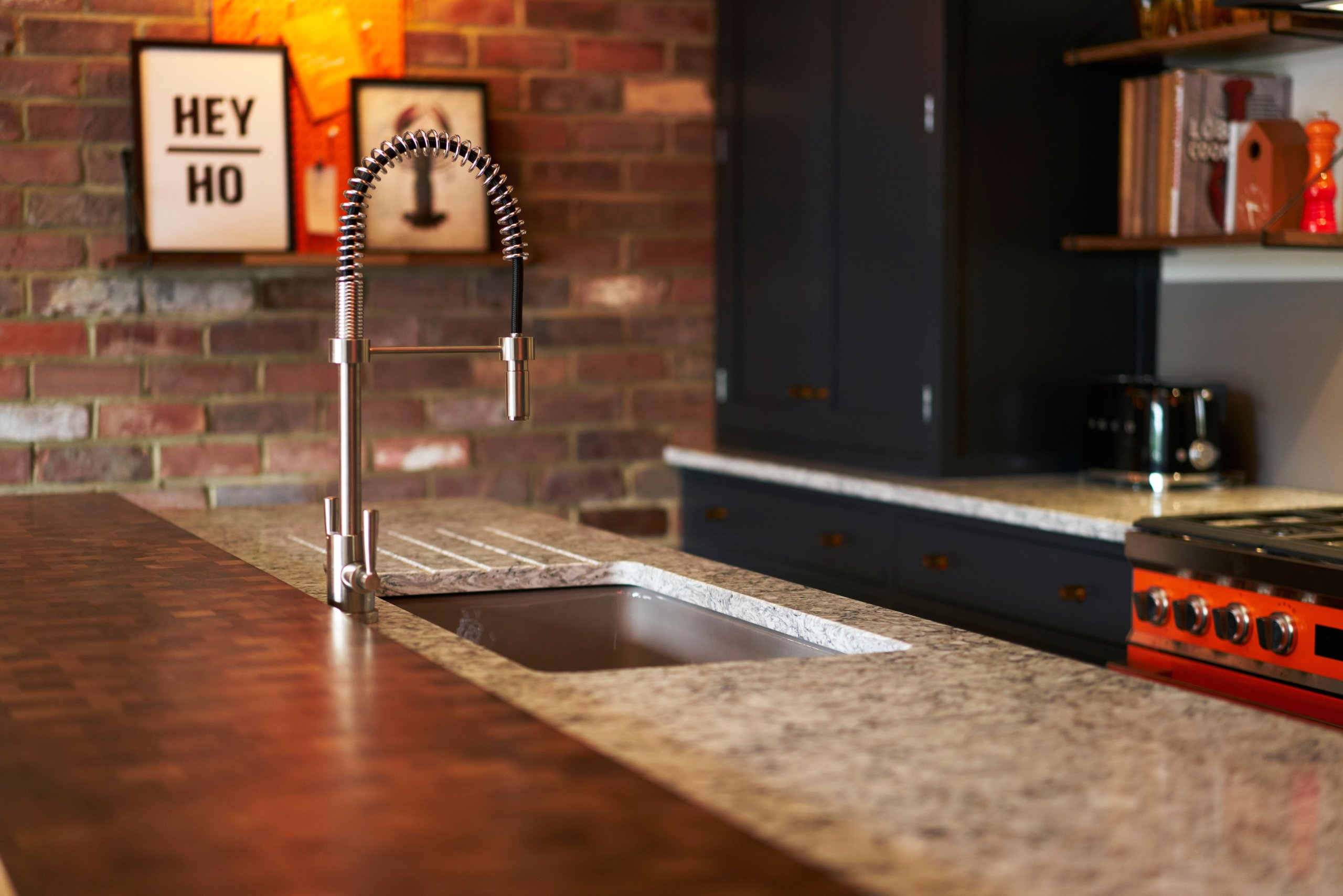 traditional kitchen worktop