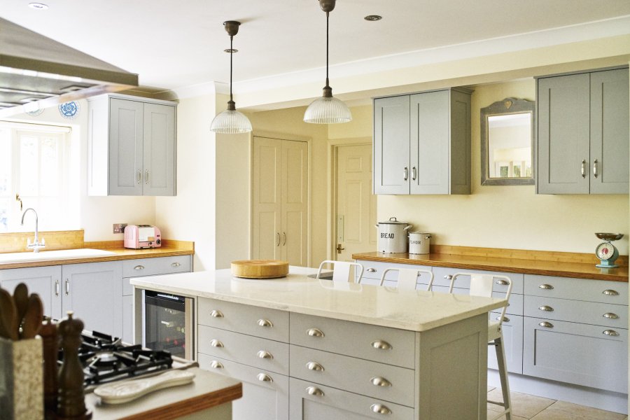 Hand-painted traditional shaker kitchen