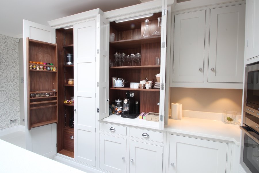 pantry shaker style traditional white kitchen