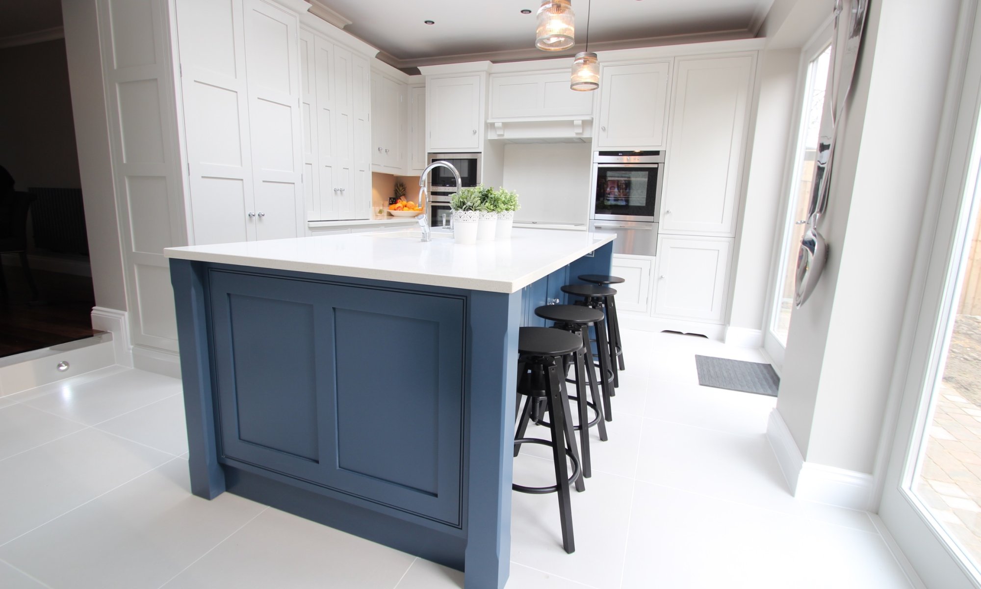 panelled kitchen