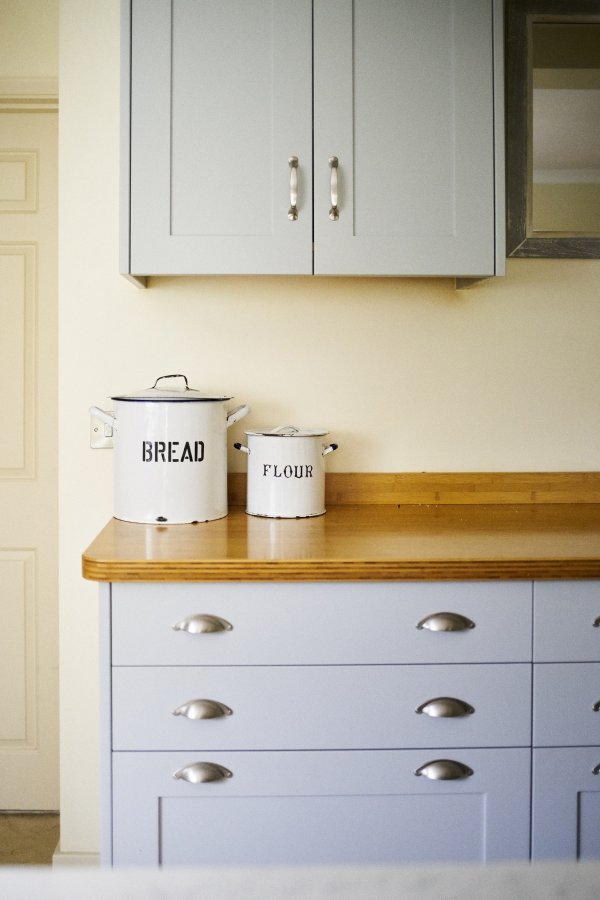 painted traditional kitchen