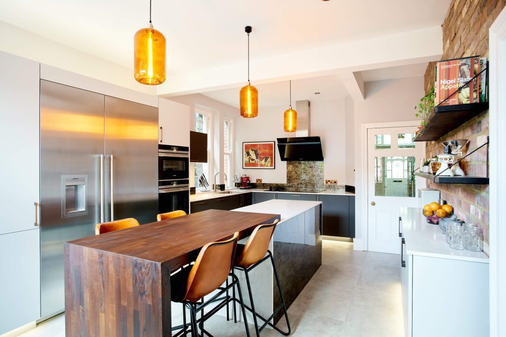 Modern kitchen with island